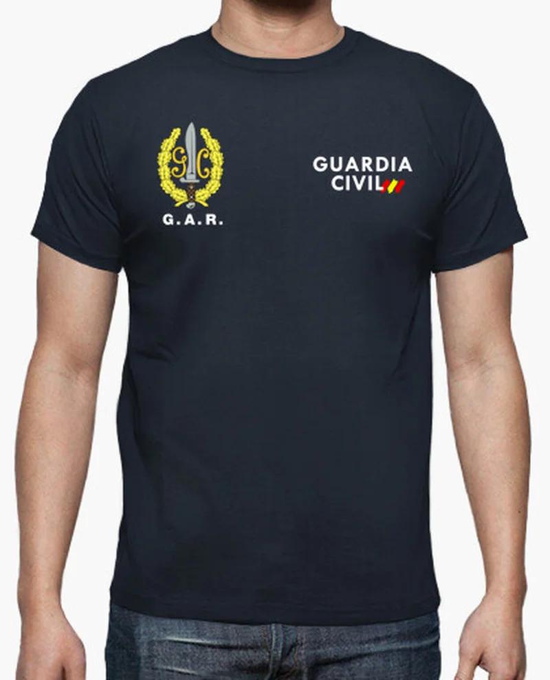 España Guardia Civil G.A.R. Operaciones Especiales T-Shirt Short Sleeve Casual 100% Cotton O-Neck Summer Tees