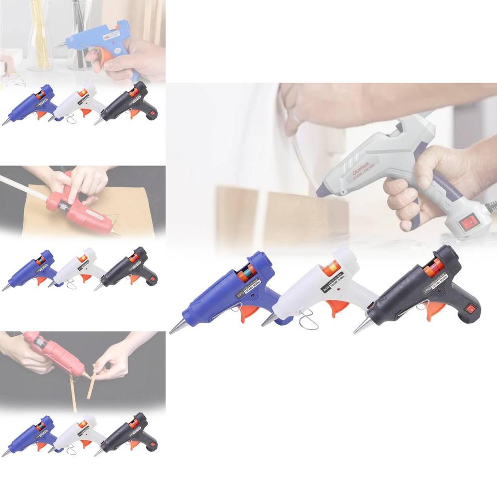 Kompakte und effiziente 20-W-Heißklebepistole mit Schalter und Kontrollleuchte für Bastelarbeiten