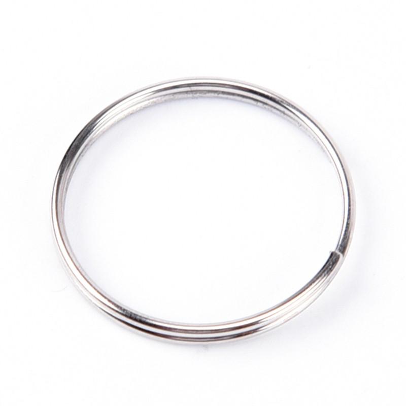 10pcs Steel Key Ring Split Key Ring Nickel Key Ring Nickel Plated Steel Ring