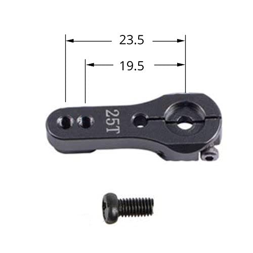 ZOSKAY 45kg High Torque Coreless Motor Servo, Metal Gear Digital and Stainless Steel Gear Servo Motor Servo for 1/8 1/10 1/12 RC Car DIY (180 Degree)