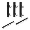 Pull Down Bar Storage Rack Wall Mounted Home Gym Storage   for Workout Equipment
