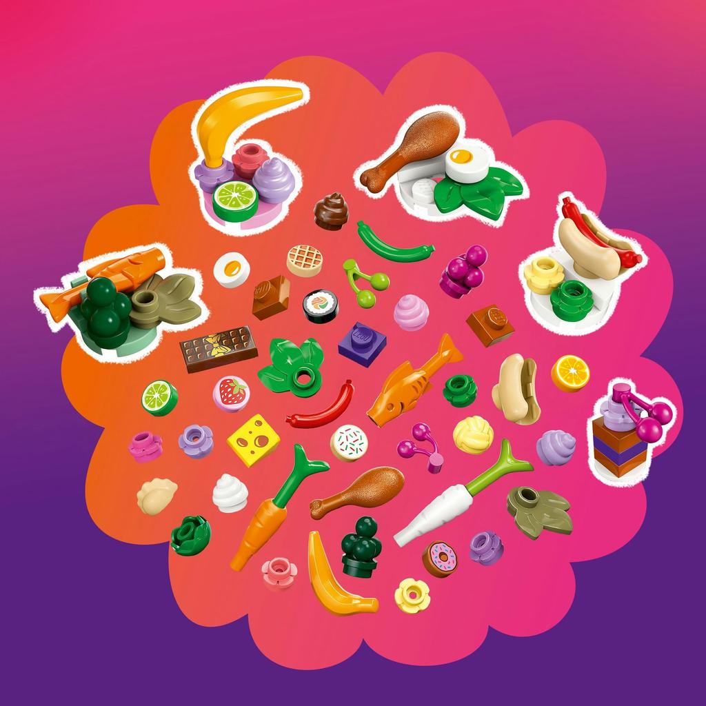 LEGO Friends Restaurant and Cooking School Toys Birthday Present Blocks Girls Boys Children 8 Years Old 9 Years Old 10 Years Old Elementary School