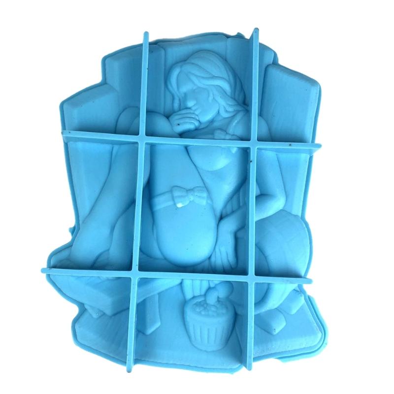 Sensual Half-Body Naked Female Sculpture Mold Soft Silicone Mold for Lifelike Figurines and Unique Craft Accessories