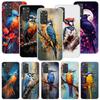 Animal Oil Painting Bird Phone Case For Xiaomi Redmi Note 15 14 13 12S 12 Pro Plus 11S 11E 11 11T 10S 10 Art Soft Pattern Cover
