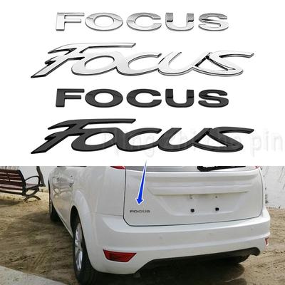 1pcs 3D ABS Badge Letter Car Tail Rear Trunk Emblem Sticker Decoration For Focus Logo MK3 MK4 MK6 MK7 MK8 Car Accessories