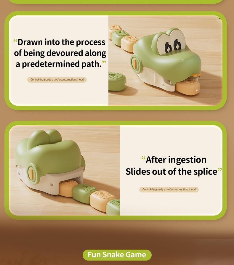 Remote Control Electric Snake Toy - Interactive Magnetic Track Game for Kids and Parents