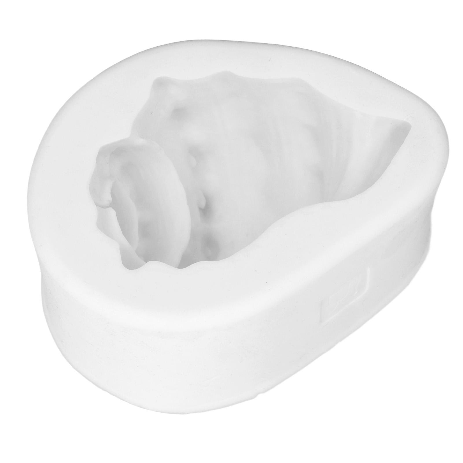 

Silicone Fondant Mold Conch Style Food Grade Durable Nonstick Heat Resistant Wide Application Silicone Baking Mold L