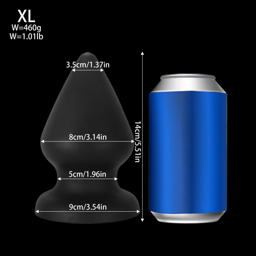 Liquid Silicone Oversized Anal Plug For Men And Women  SM Fist Anal Expansion Device Adult Sex Toy