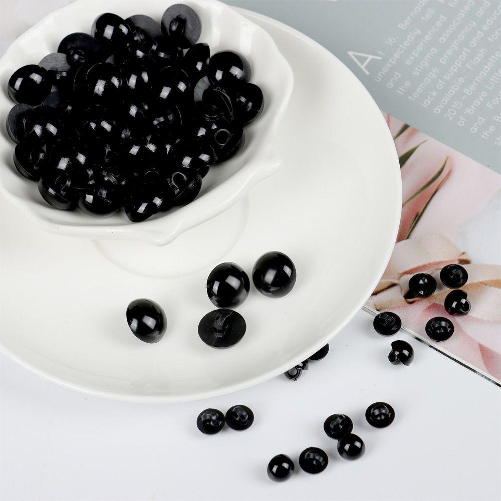 Gift Plastic 9-25mm Black Safety Eyes Dolls Accessories Bears Needle Felting Animals Puppets Making