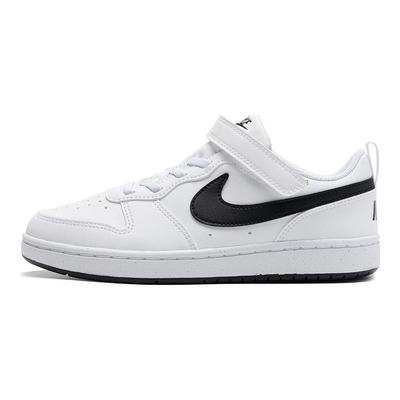 Zapatillas Court Borough Low Recraft PS blancas y negras para niños DV5457-104