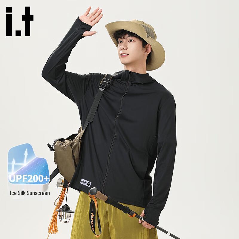 fingercroxx Men s UPF200+ Hooded Sun Protection Jacket 3XL