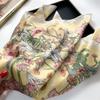 Luxury Silk Feeling Square Scarf Women  Print Satin Neckerchief Spring Hair Band Foulard Bandana Echarpe Tie Shawl Wraps