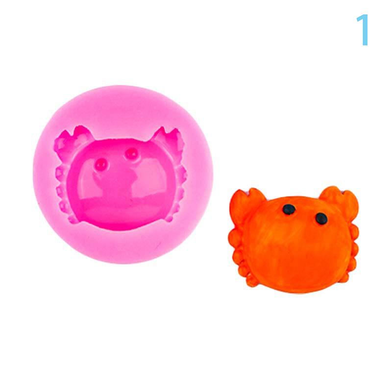 Cute Turtle Crab Shaped Silicone Mold Fondant Chocolate Mould Diy Cake Dessert Mould Homes Kitchen Baking Diy Supplies
