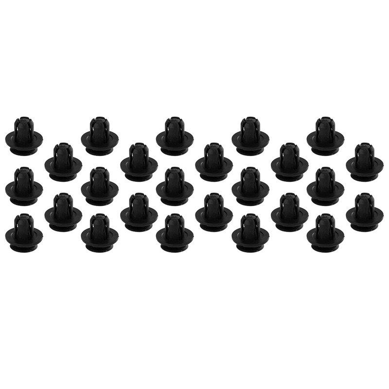 91503S7A003 40pcs/set Bumper Grille & Engine Under Tray Trim Panel Clip Fit For Honda Accord Civic CR-V Jazz NSX S2000 Black