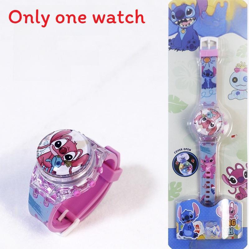 Hello Kitty Otočný flip kryt Lehký hudební hodinky Pro děti Interaktivní Decora