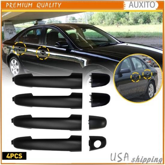 4pcs Car Door Handle Cover Trim For Hyundai Sonata 2006 2007 2008 09 10