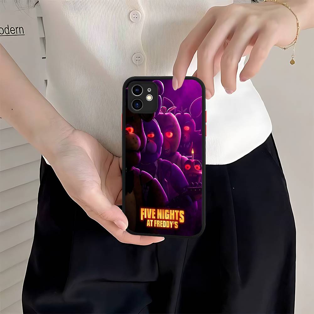 Five-Nights-At-Freddys Phone Case For IPhone 16 15 14 11 12 13 Pro Max Plus 12 XS Max Back Cover Matte Case