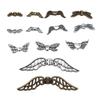 20pcs Angel Wing Small Hole Beads For Jewelry Making Antique Silver Color DIY Crafts Making Findings Handmade Jewelry Findings