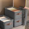 Clothes And Pants Storage Box Household Fabric Drawer Wardrobe Foldable Wardrobe Storage And Organizer With Steel Frame