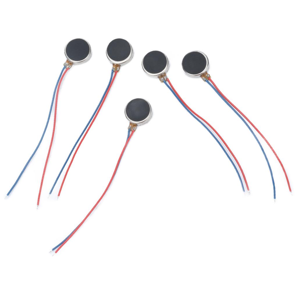 30 STÜCKE Flacher Vibrationsmotor Ultradünner Mini-Münz-Flachvibrationsmotor für Mobiltelefone Tablets 3 V