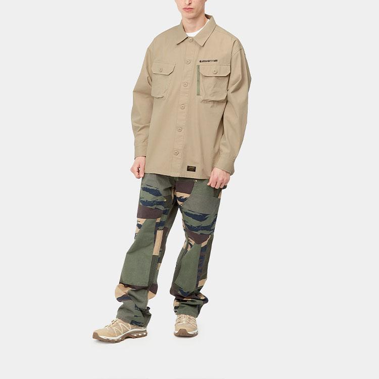 Carhartt WIP Shirts Men's Beige Square Collar Moderate Shirt A221037-0TA-XX