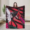 Denji Makima Aki Hayakawa Team Chainsaw Man Warm Blankets Girls Boys Plush Throw Blanket Street Trend Outdoor Flannel Bedsprea
