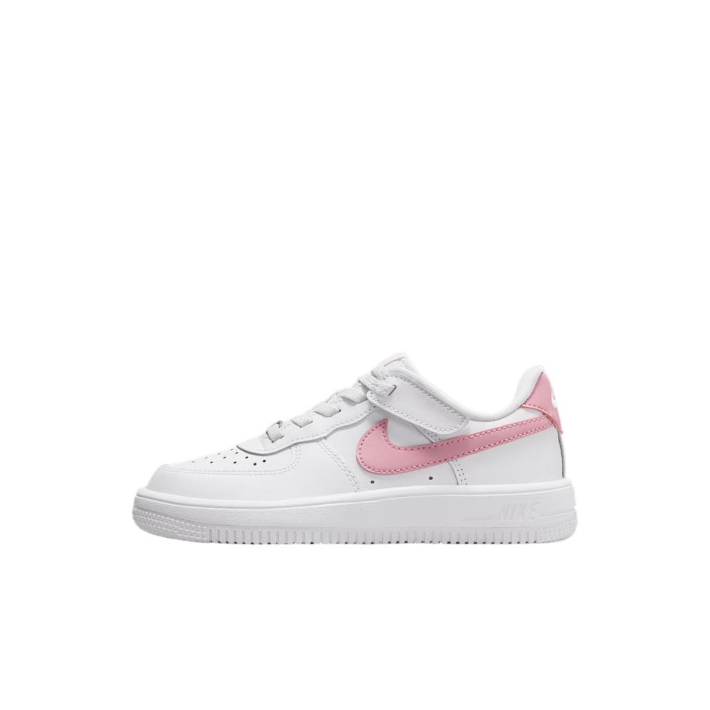 Nike Force 1 Low EasyOn PS White Medium Soft Pink Kids Sneakers IH4498-115