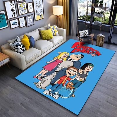 American Dad Cartoon Carpet Suitable As a Non-slip Mat for the Living Room or Bedroom Sofa