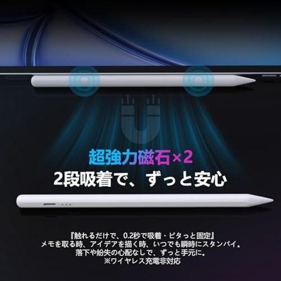 iPad Pencil compatible Apple Mixoo touch pen ultra-fine palm rejection ultra-sensitive magnetic adsorption tilt sensing Type-C fast charging stylus