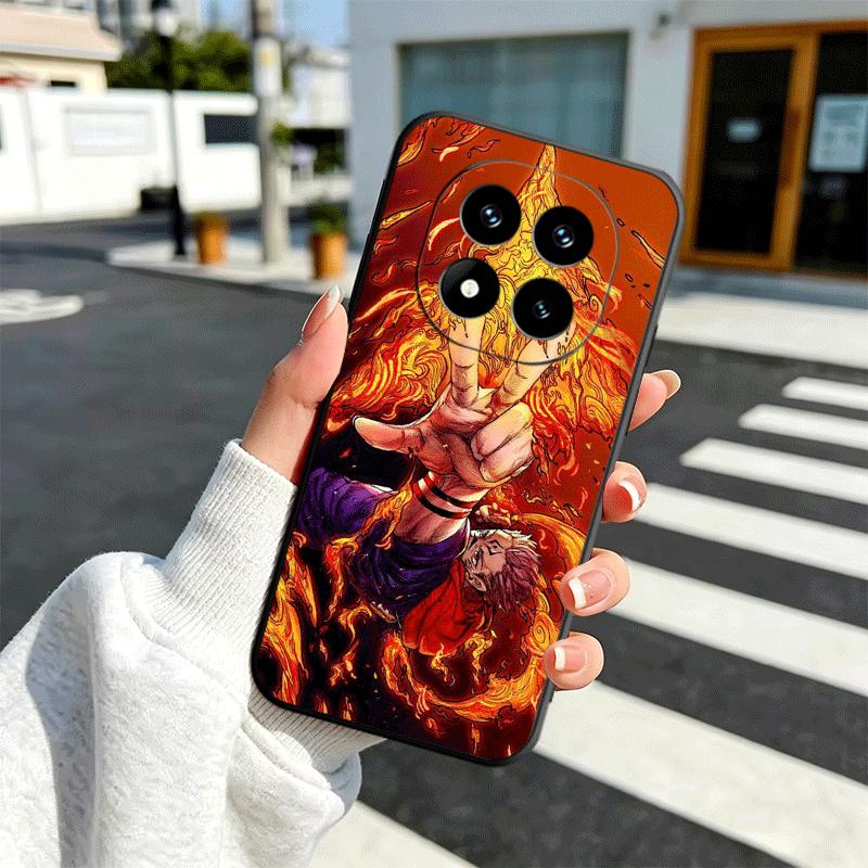 Anime Itadori Yuji JUJUSU Soft Phone Case for Xiaomi Redmi Note 12 13 14 15 Pro Plus 11 12S 11S 11T 10 4G Black Cover Back Shell