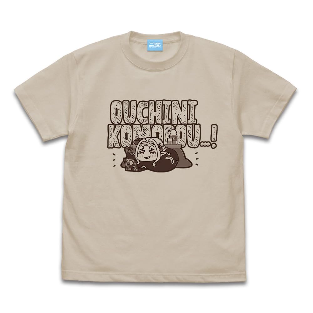 

[Official] 2D Cospa TV Anime Edomae Elf Let s stay at home T-shirt SAND BEIGE M size