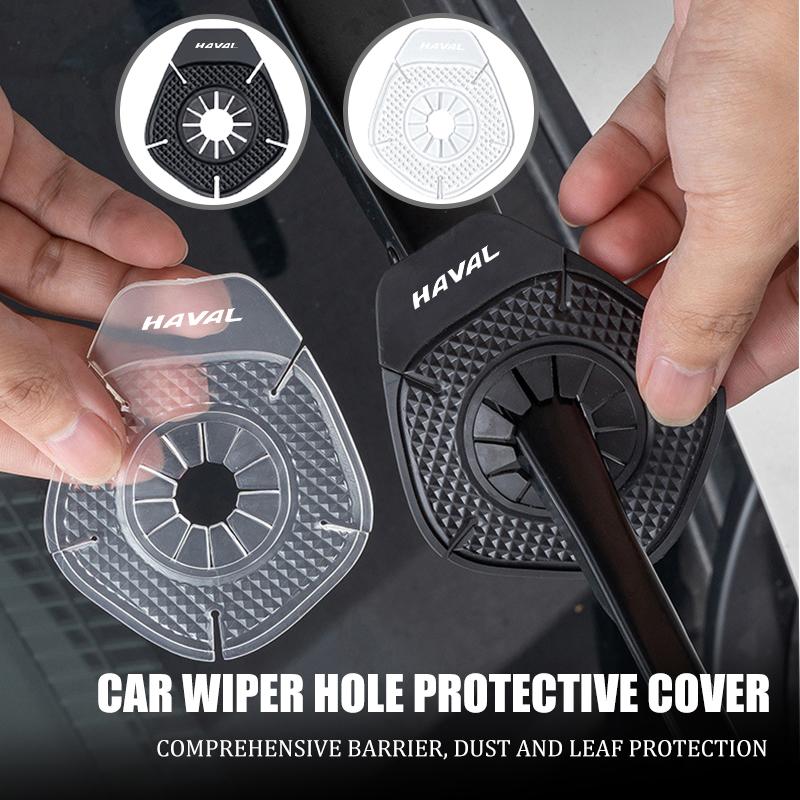 Car Wiper Hole Protective Covers Windshield Wiper Arm Hole Leaves Dustproof Protector For Haval H6 F7 H9 H2 Jolion F7X F7H H5 H7