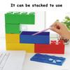 1 Pc New Creative Storage Box Building Block Shapes Plastic Saving Space Box Superimposed Desktop Handy Office Supplies