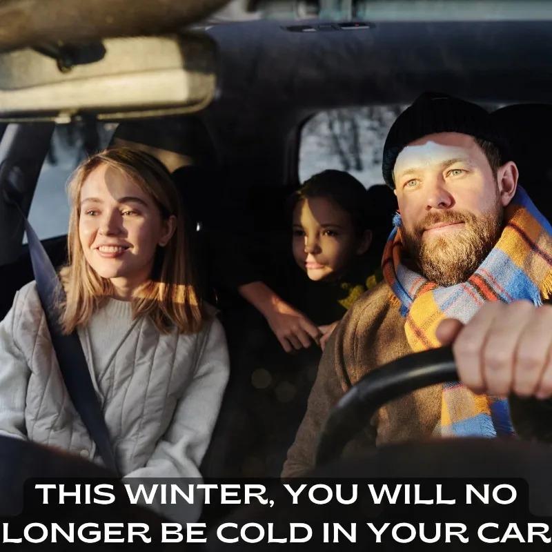 Energy Saving 12V Car Heater ECO Mode Silent Defrost Defog Device Portable Windshield Warmer For Long Drive Winter Essential