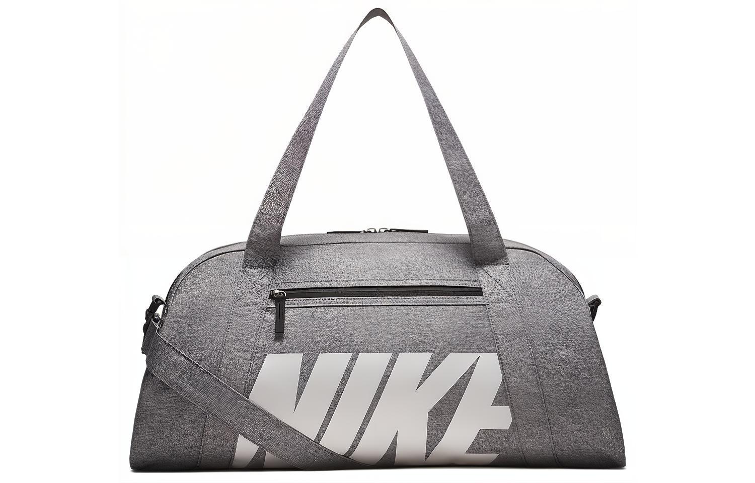 

Nike Club Canvas Portable One Shoulder Travel Bag, Gym Bag Unisex Gray BA5490-017