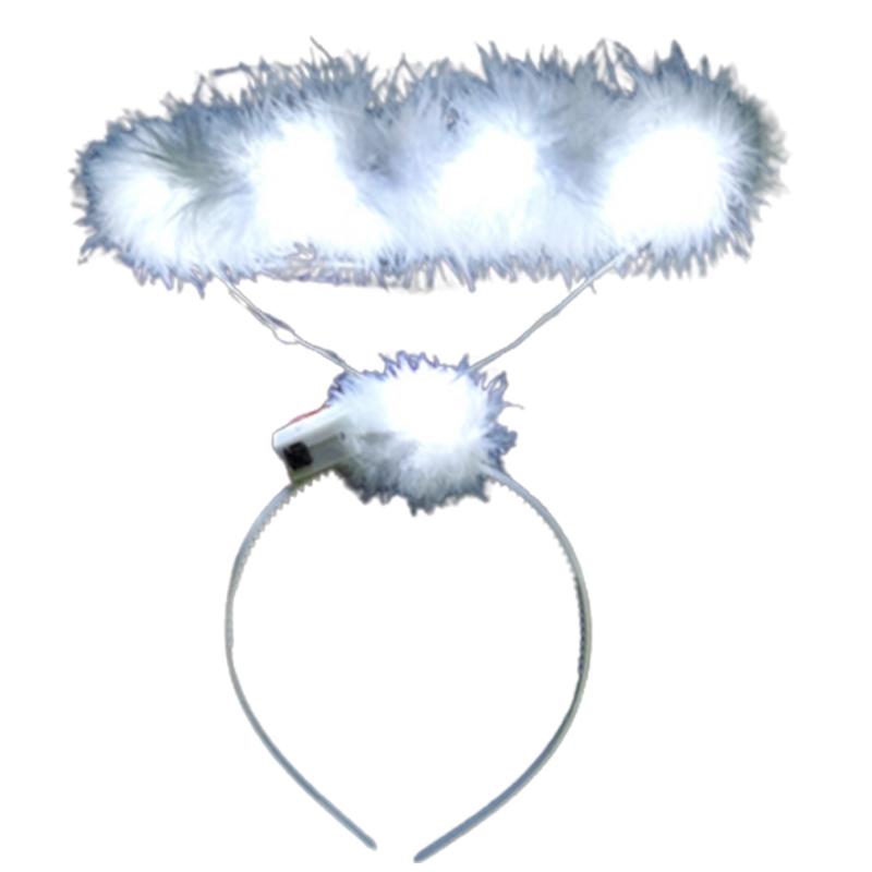 

Glowing Angel Wing Halos Hair Hoop Fashion Woman Girls Carnivals Party Hairband