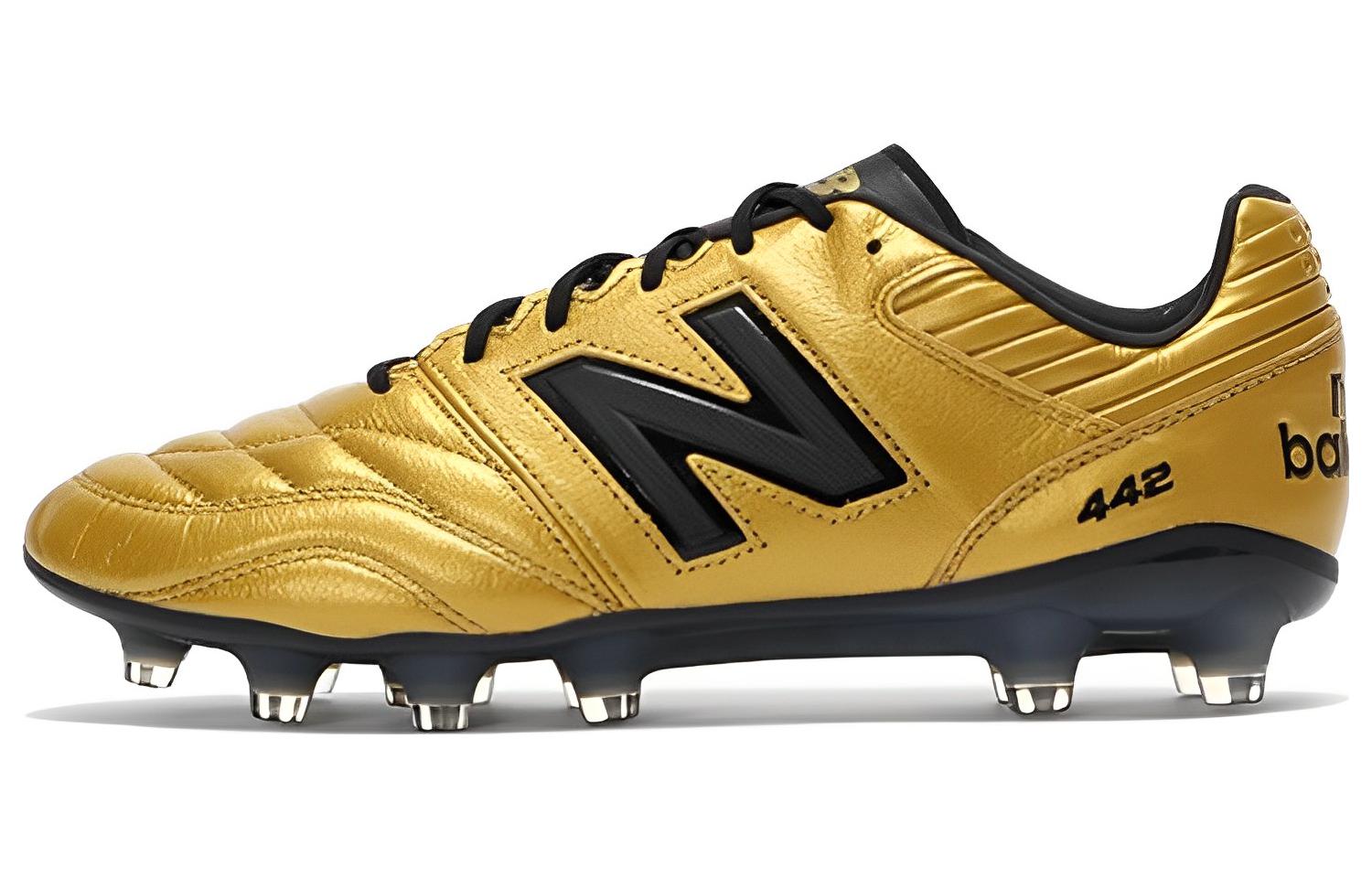

New Balance 442 V2 Pro HG Soccer Shoes Gold Black MS41HLE2 40
