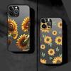 Flower Sunflower Art Case for iPhone 17 Pro Max 16 Plus 15 Air 7 8 SE XS XR 13 Mini 14 11 12 Funda Back Phone Cover