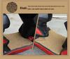 Daikin Niu Non-Slip Rainproof Electric Car Foot Pads - Imitation Calf Fire Cat Pattern