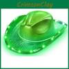 Halloween Led Cowboy Hat With Colorful Lights For Party Costume Dress Up