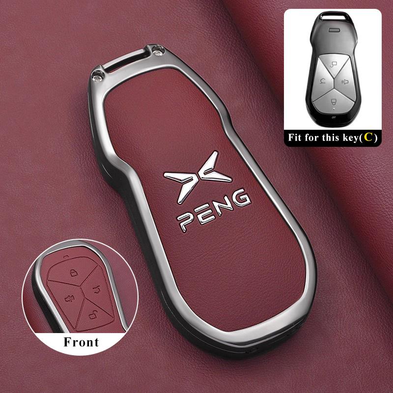 Autoschlüsselhülle für Xpeng Xiaopeng G6 2025 2026 Auto-Styling Schlüsselanhänger Fernbedienung Dekoration Abdeckung Schale Ringhalter Fob Zubehör