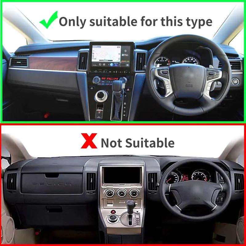 fit for Mitsubishi Delica D:5 D5 -2025 Car Dashmat Dashboard Cover Pad Protective Carpet DashMat Sunshade Accessories