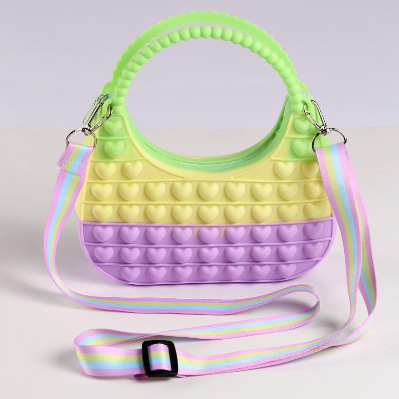 Silicone Handbag for Women Daily Use Casual Bag