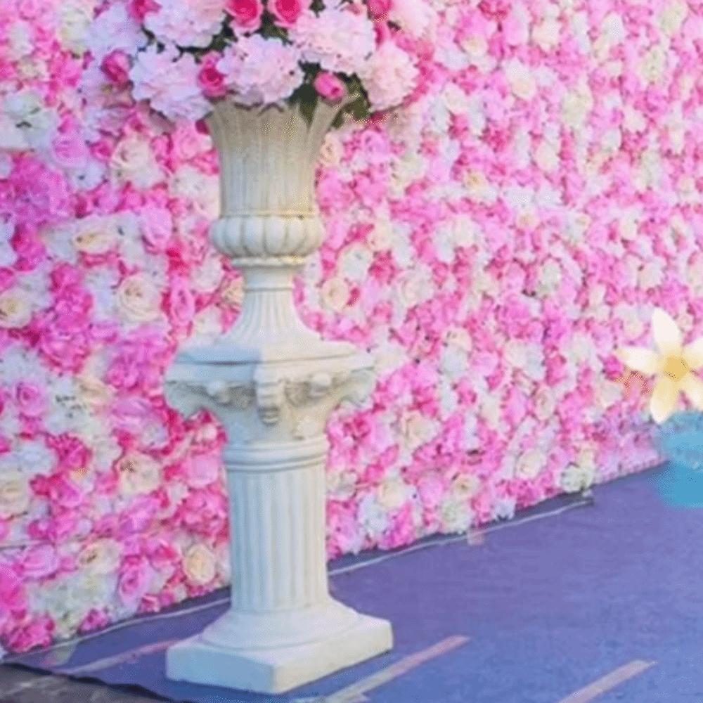 Handmade Artificial Flower Wall Panels 60X40cm Rose Wedding Background  Outdoor