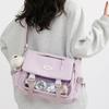 Large-capacity college style messenger bag Japanese two-dimensional girl pain bag casual versatile student class shoulder bag woman