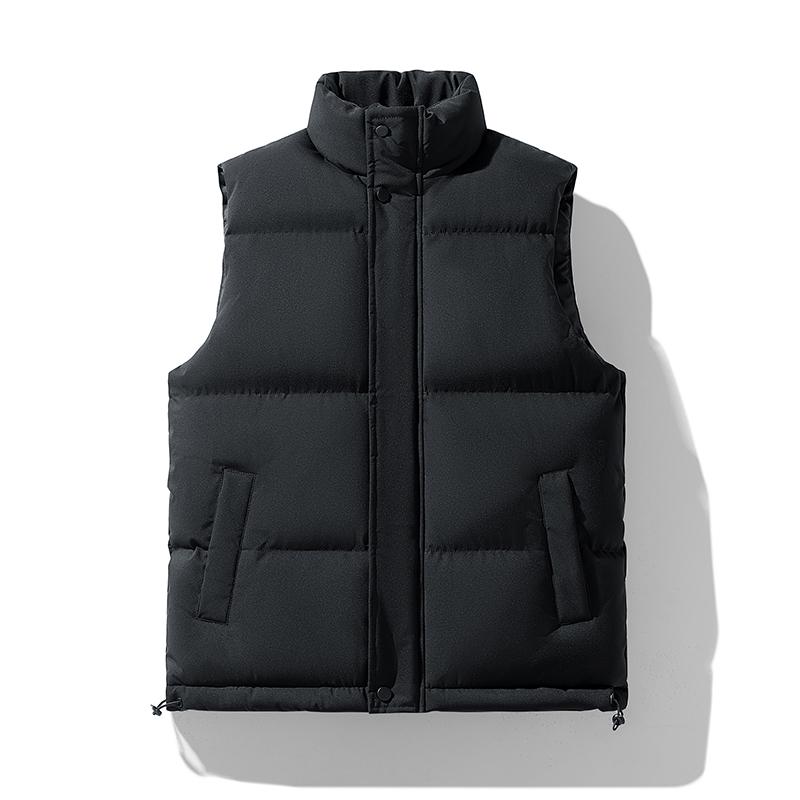 Men's Thickened Down Cotton Winter Horse Clip Jacket Couple's Cotton Coat Handsome Vest