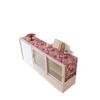 Șervețel de masă cu ciucuri de cocos roșu, material Jacquard cu plante, decorațiuni pentru masa de bucătărie, pentru petreceri de acasă, festivaluri