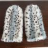 Yousheng Leopard Print Leg Warmers Women Girls Faux Fur Fuzzy Leg Warmers Cozy Furry Boot Covers Shoes Cuff Cover for Parties Street Winter Daily Wear