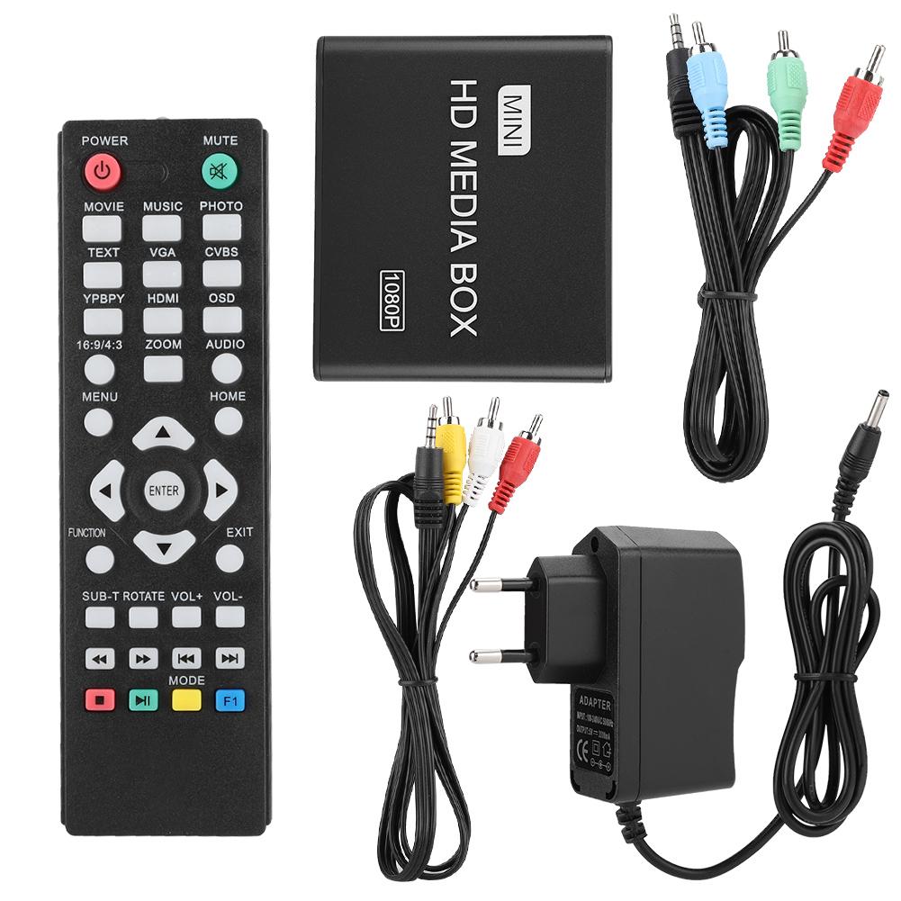 K8 1080P Mini Network Video Player HDMI HD Output Decoder Hard Disk Player