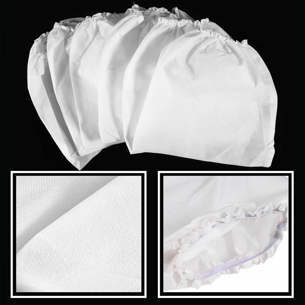 10pcs Nail NOn Woven Vacuum Cleaner Replacement Bags for Nail Art Dust Collection Salon Tools